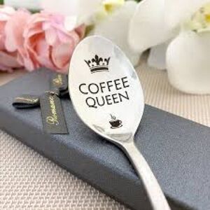Coffee Gifts Spoons for Women Coffee Lovers Coffee Queen Spoon NEW